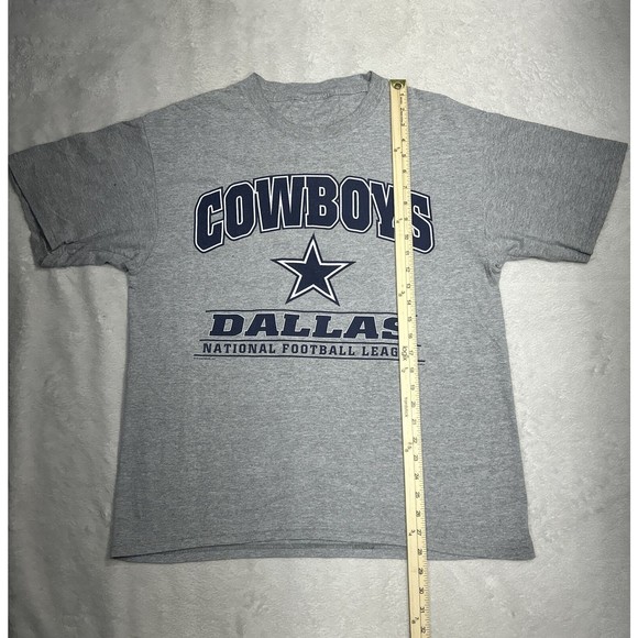 Vintage 1999 CSA Dallas Cowboys NFL Heather Gray Graphic T-Shirt Size Medium - Picture 8 of 9